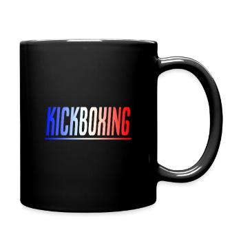 KICKBOXING BOXER GIFT BOXER SPORT FRANCE - Full Colour Mug - black - Right