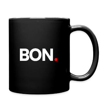BON | Réaction humour minimaliste - Mug uni - noir - Droite