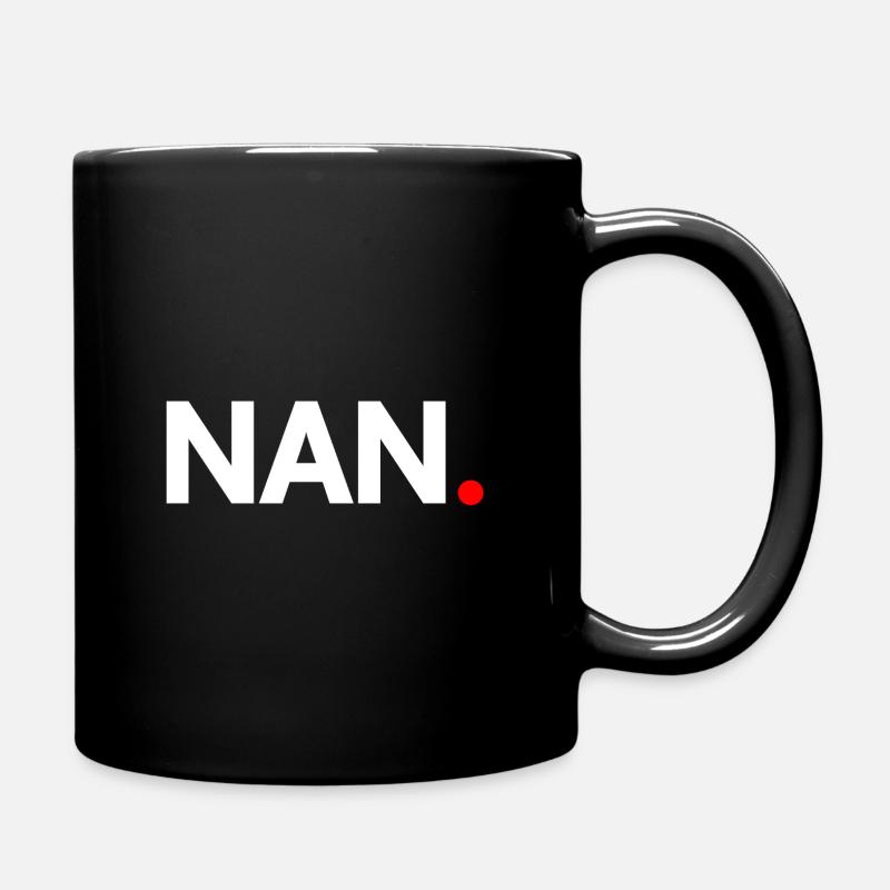 NAN. | Minimalist humor expression - Full Colour Mug - black