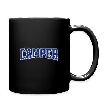 Camper  - Tasse einfarbig - Schwarz - Rechts