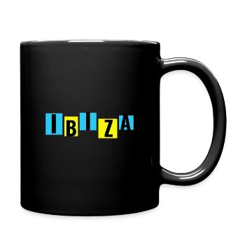 Ibiza, mon amour, souvenirs et fête - Mug uni - noir - Droite