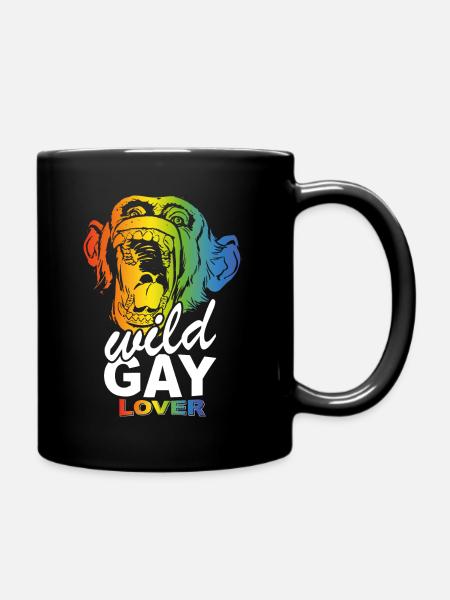 Wilder schwuler Liebhaber - Tasse einfarbig - Schwarz