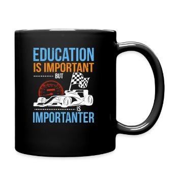 Racing car - Full Colour Mug - black - Right