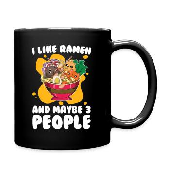 Cats Ramen Bowl Japan Gift Anime Ramen - Full Colour Mug - black - Right