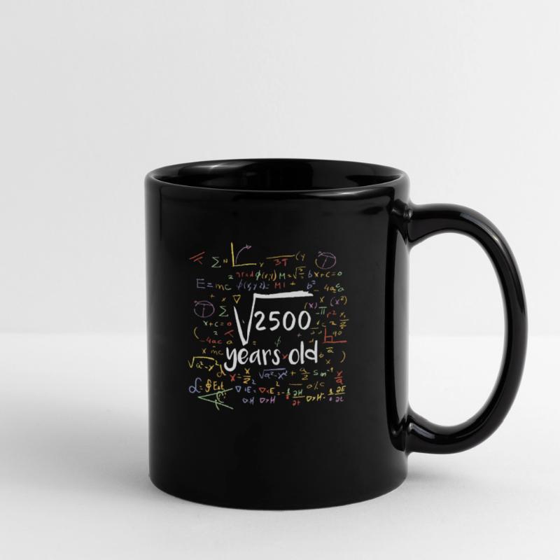 Square root from 2500 maths 50th birthday Full Colour Mug