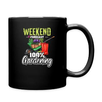 Hobby Gardener Paysagiste Jardinier Dicton - Mug uni - noir - Droite