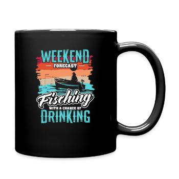 Pêcheur pêcheur Pêcheurs - Mug uni - noir - Droite