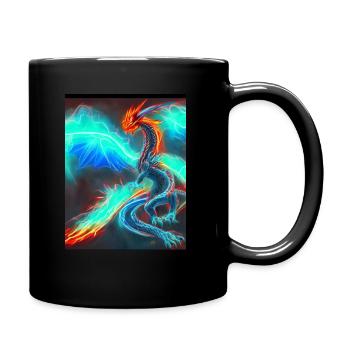 The dragon - Mug uni - noir - Droite