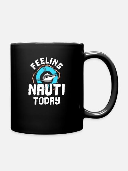 Kreuzfahrt Urlaub - Tasse einfarbig - Schwarz