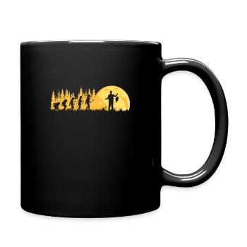 Evolution Angler Fishing - Full Colour Mug - black - Right