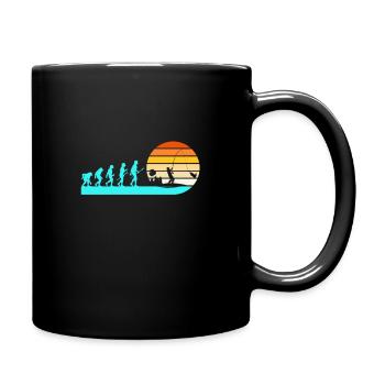 Evolution Angler Fishing - Full Colour Mug - black - Right