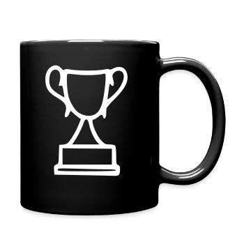 Coupe Dessin Gagner Croquis Blanc - Mug uni - noir - Droite