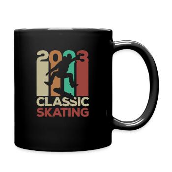 2003 Classic Vintage Skateboarder 20. Geburtstag - Tasse einfarbig - Schwarz - Rechts