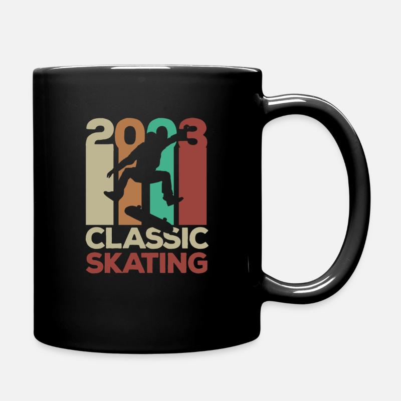 2003 Classic Vintage Skateboarder 20. Geburtstag - Tasse einfarbig - Schwarz