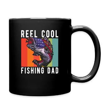 Accessoires de pêche pour la fête des pères, Reel Cool Dad - Mug uni - noir - Droite