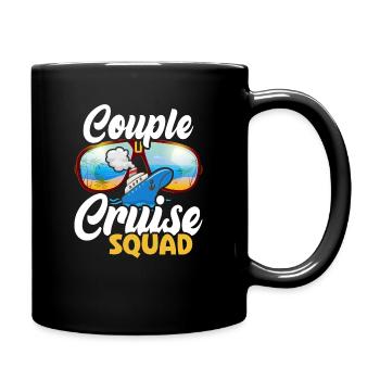 Cruise Cruise Travelers Couple Cruise - Full Colour Mug - black - Right