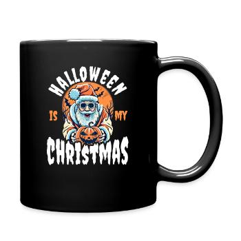 Halloween est mon Père Noël - Mug uni - noir - Droite