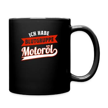 Mécanicien automobile Mécatronicien Mécanicien Mécanicien Groupe sanguin - Mug uni - noir - Droite