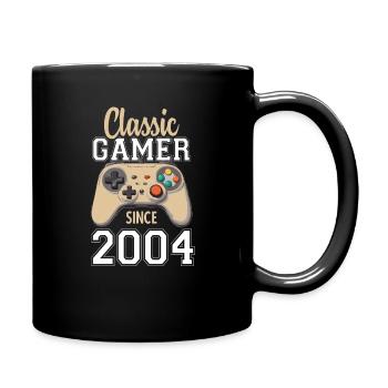 Video Gaming 20 Geburtstag 2004 Classic Gamer - Tasse einfarbig - Schwarz - Rechts