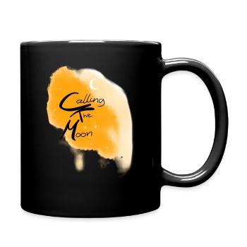Calling the moon - Tasse einfarbig - Schwarz - Rechts