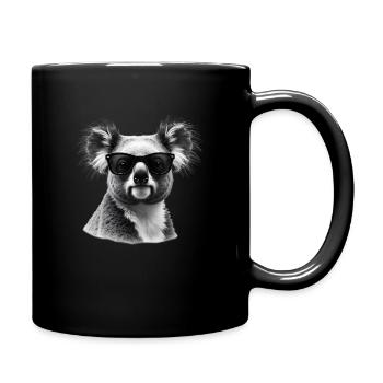 Koala Lunettes de Soleil Motif Animal Koala - Mug uni - noir - Droite