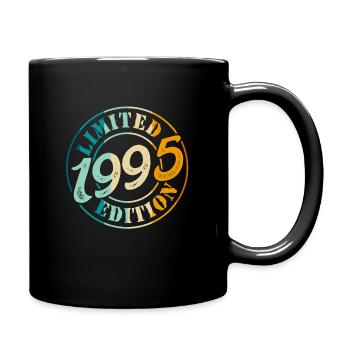 30. Geburtstag 1995 Limited Edition 30 Jahre - Tasse einfarbig - Schwarz - Rechts