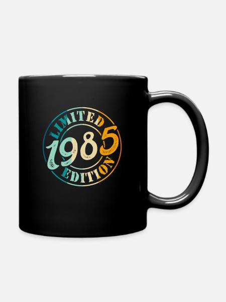 40. Geburtstag 1985 Limited Edition 40 Jahre - Tasse einfarbig - Schwarz