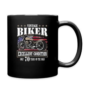 70 Anniversaire 1955 Moto Moto - Mug uni - noir - Droite