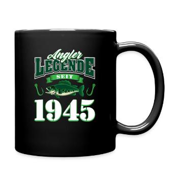 80e anniversaire 1945 homme pêcheur cadeaux pour - Mug uni - noir - Droite