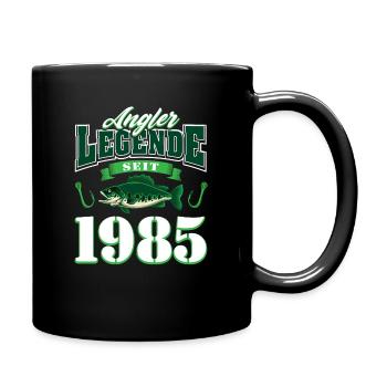 40e anniversaire 1985 homme pêcheur cadeaux pour - Mug uni - noir - Droite