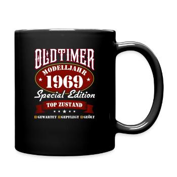 Cadeau 56ème anniversaire Voiture Vintage 1969 - Mug uni - noir - Droite