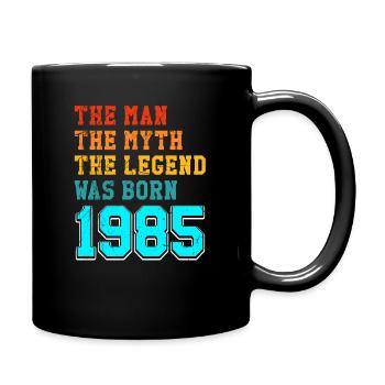40e anniversaire 1985 L’homme du mythe - Mug uni - noir - Droite