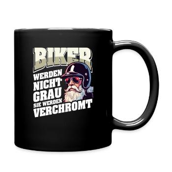 Motards Les motards ne deviennent pas gris, ils vont - Mug uni - noir - Droite