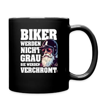 Motards Les motards ne deviennent pas gris, ils vont - Mug uni - noir - Droite