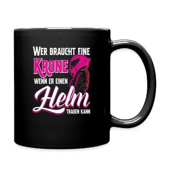 Drôle Motard Motard Design Drôle - Mug uni - noir - Droite
