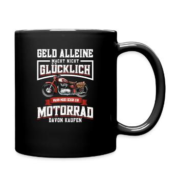 Moto Motard Drôle Motard Cadeaux - Mug uni - noir - Droite