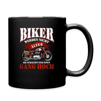 Moto Motard Drôle Motard Cadeaux - Mug uni - noir - Droite