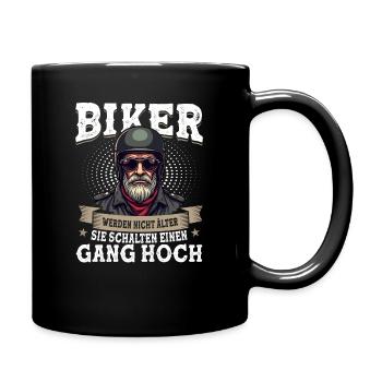 Moto Motard Drôle Motard Cadeaux - Mug uni - noir - Droite