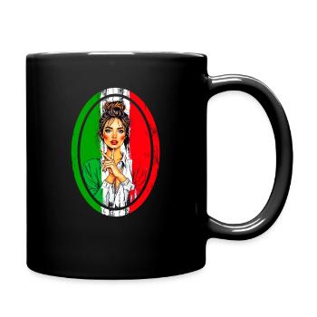 Italie Justaucorps Fille Drôle Italie Ciao - Mug uni - noir - Droite