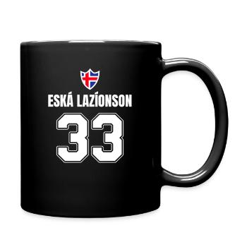 Alcohol Party Sayings Icelandic Funny Name - Full Colour Mug - black - Right