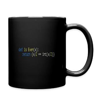 Programmer Humor - Tasse einfarbig - Schwarz - Rechts