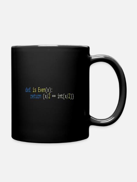 Programmer Humor - Tasse einfarbig - Schwarz
