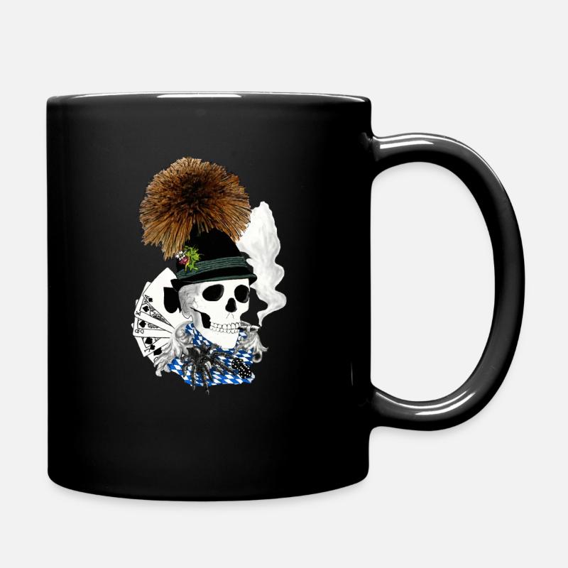 Sepp_Bayern-skull - Ensfarget kopp - svart