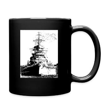 Lorenz_x Bismarck - Tasse einfarbig - Schwarz - Rechts
