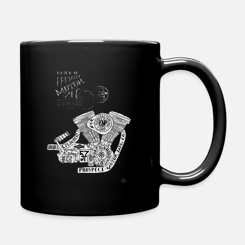 Motor - Tasse einfarbig - Schwarz