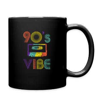 VIBE des années 90 - Mug uni - noir - Droite