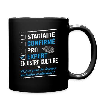 expert ostréiculteur ostréiculture - Mug uni - noir - Droite
