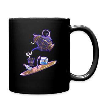 Alice in Wonderland Café - Magic Tea Set - Full Colour Mug - black - Right