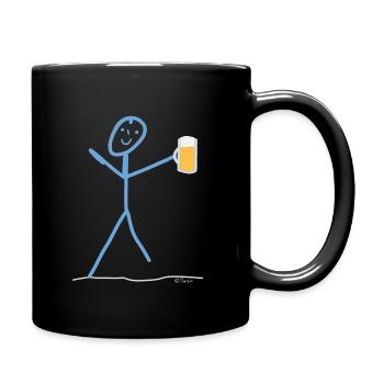 Bières Bâtons Boire Toasts Fêtes - Mug uni - noir - Droite