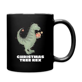 Christmas Tree Rex - Mug uni - noir - Droite